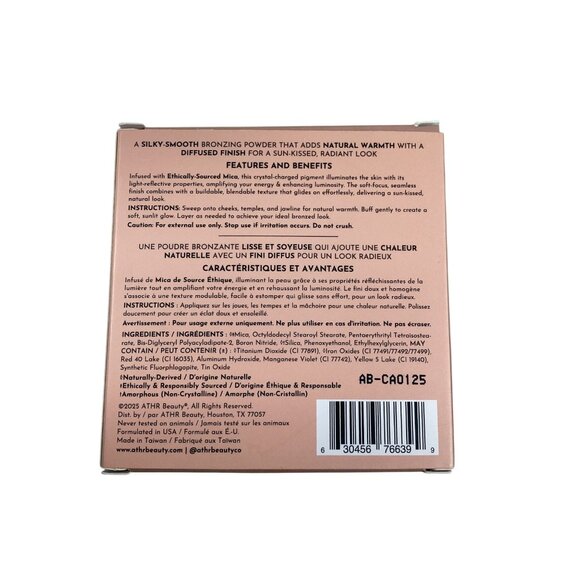 Athr Beauty Aurora Diffused Reflections Bronzing Powder 0.28 Oz Face Bronzer new - Picture 4 of 5